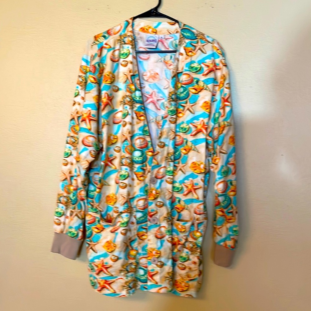 Scrubs Brand, Holiday, Seaside, She’ll, Ocean Lab Coat